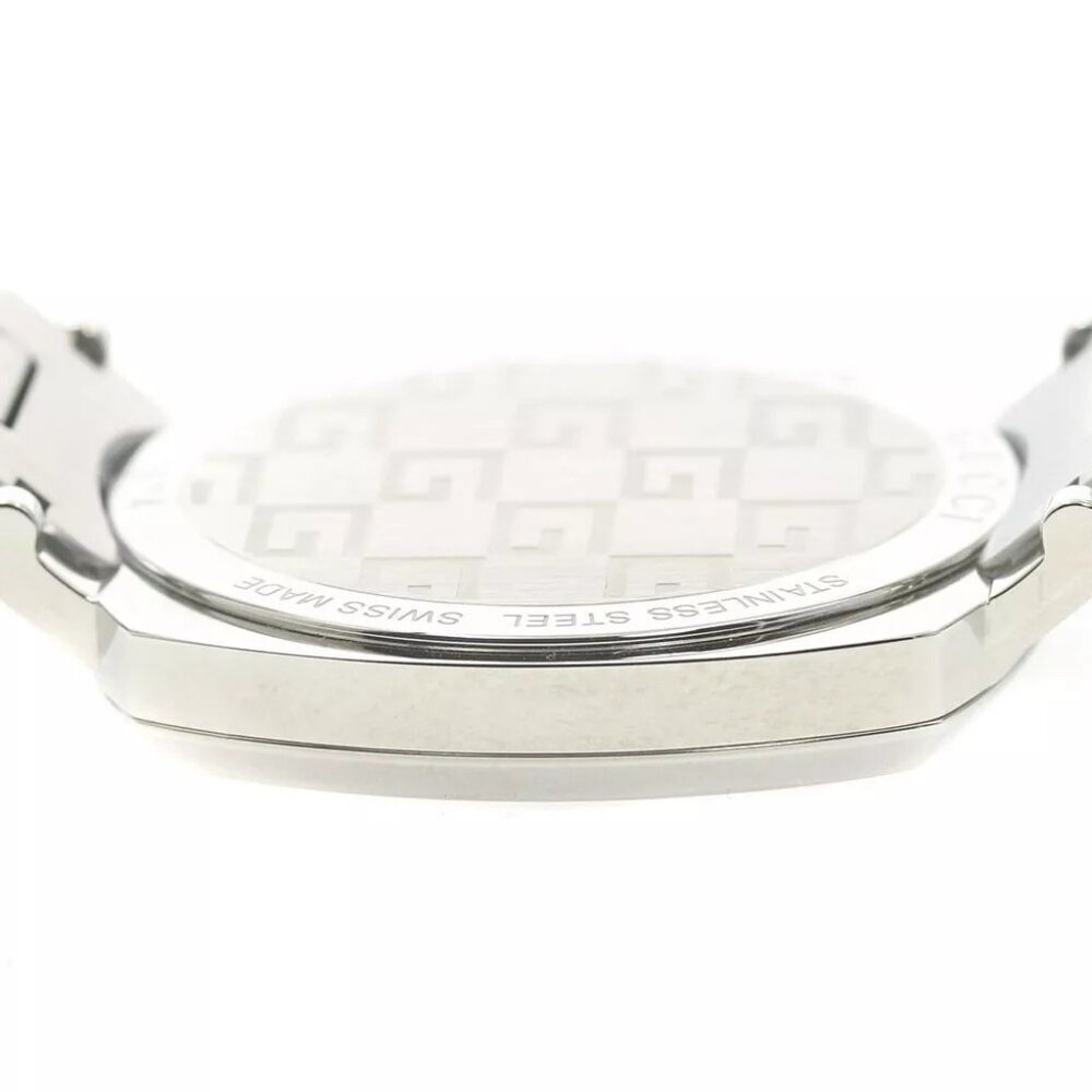 GUCCI Grip watch 157.4/YA157401 Date white Dial Quartz Men's Watch - Picture 11 of 12
